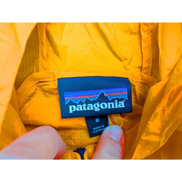 Patagonia Men's Houdini Packable Windbreaker Jacket Size M Lightweight Ripstop - Picture 3 of 7